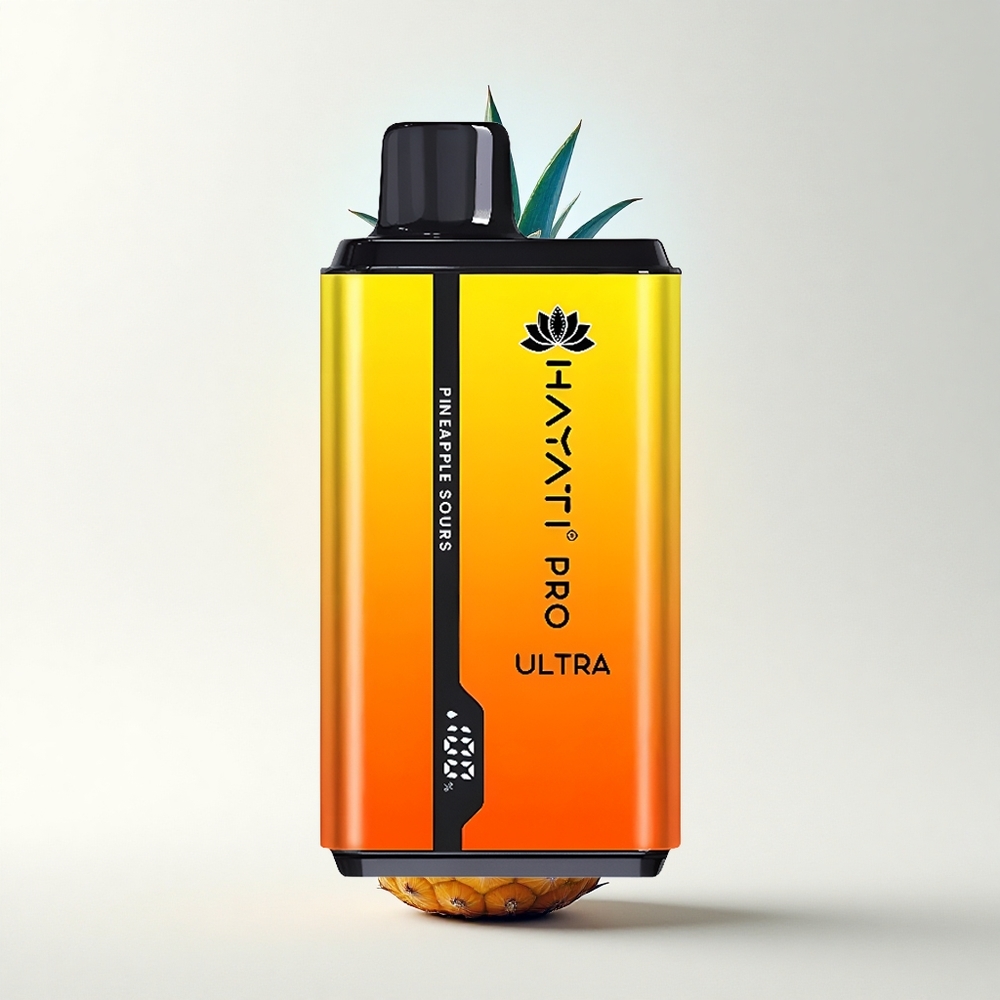Hayati Pro Ultra 15000 Puffs Ananász Savanyú Kettős 12ml