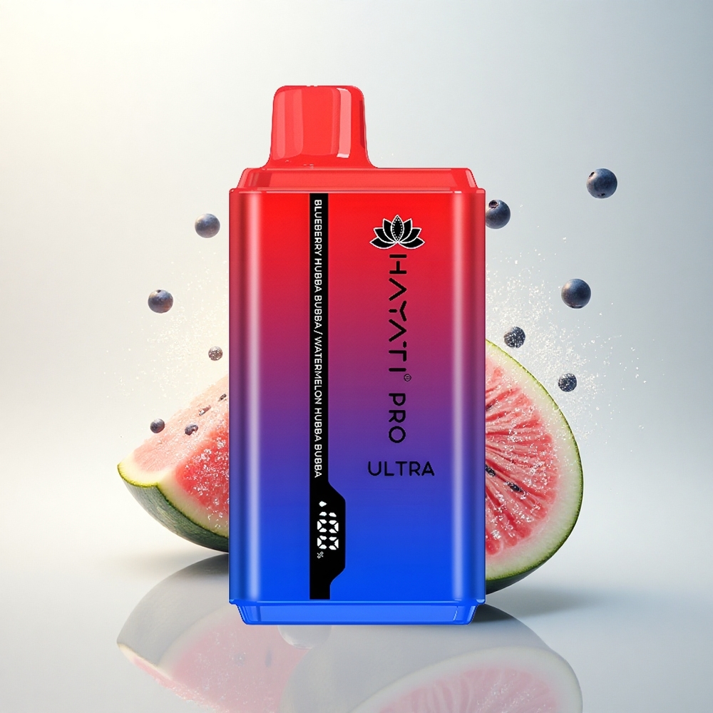 Hayati Pro Ultra 15000 Puffs Eper Buborék Dinnye Buborék 15000 2 12ml