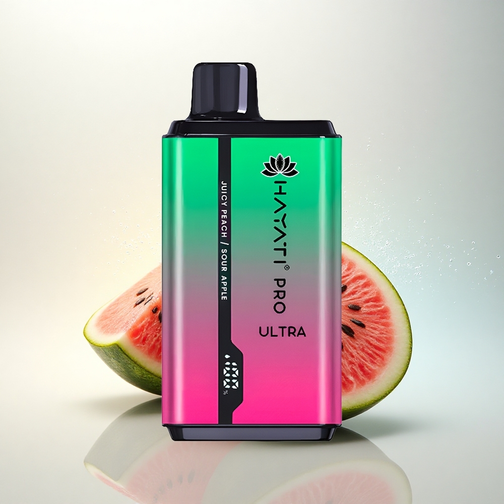 Hayati Pro Ultra 15000 Puffs Görögdinnye Kivi Passiógyümölcs 850mAh 24ml 2%