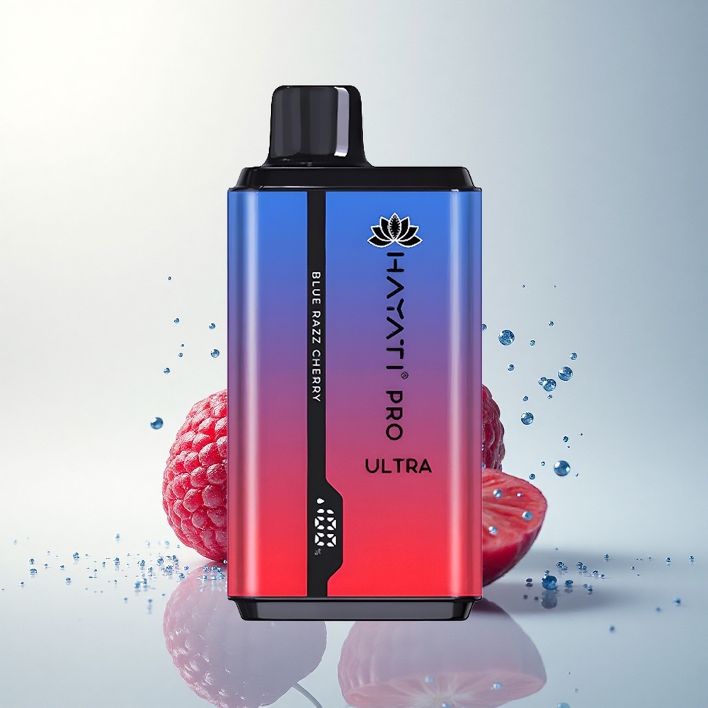Hayati Pro Ultra 15000 Puffs Kék Málna Cseresznye 850mAh