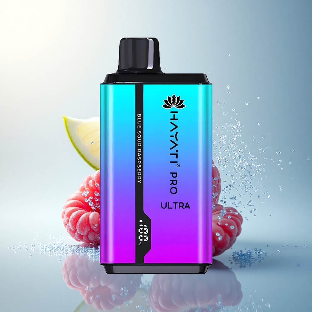 Hayati Pro Ultra 15000 Puffs Kék Savanyú Málna 850mAh