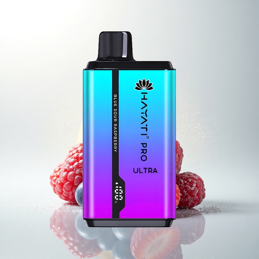 Hayati Pro Ultra 15000 Puffs Kékáfonya Málna Mentolos Dupla 12ml 2%