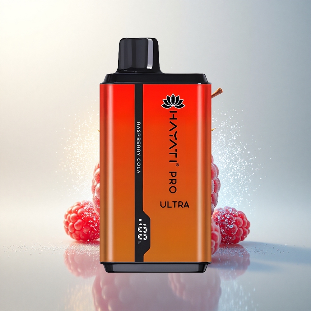 Hayati Pro Ultra 15000 Puffs Málna Kola 850mAh