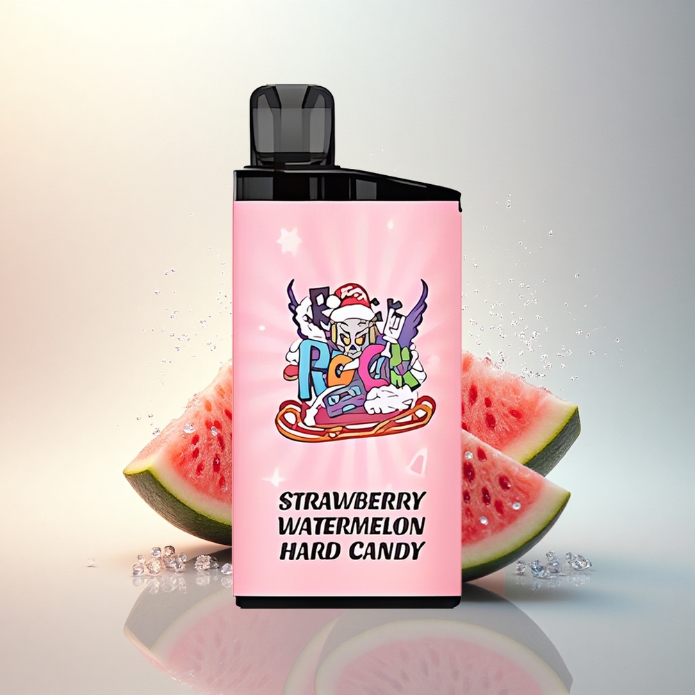 IGET Bar 3500 Puffs Eper-Görögdinnye Kemény Cukorka 1400 mAh Mesh