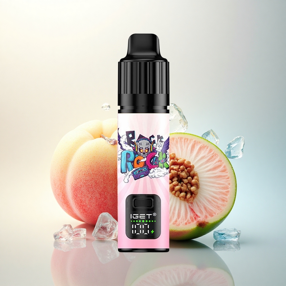 IGET BAR PLUS S3 POD 10000 Puffs Barackos Licsi Mészjeges 18 ml Mesh