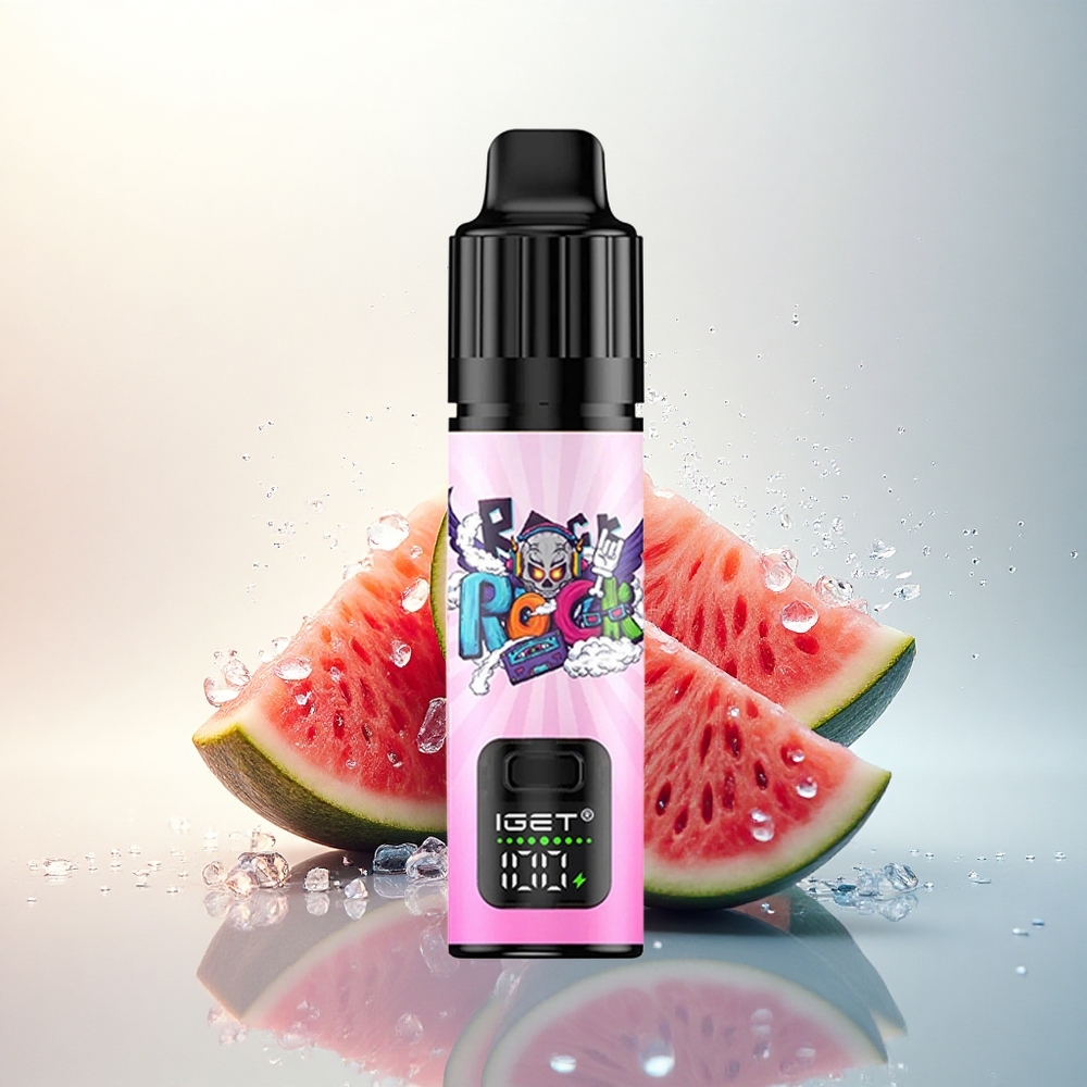 IGET BAR PLUS S3 POD 10000 Puffs Eper Görögdinnye Jég 5% 18 ml Mesh