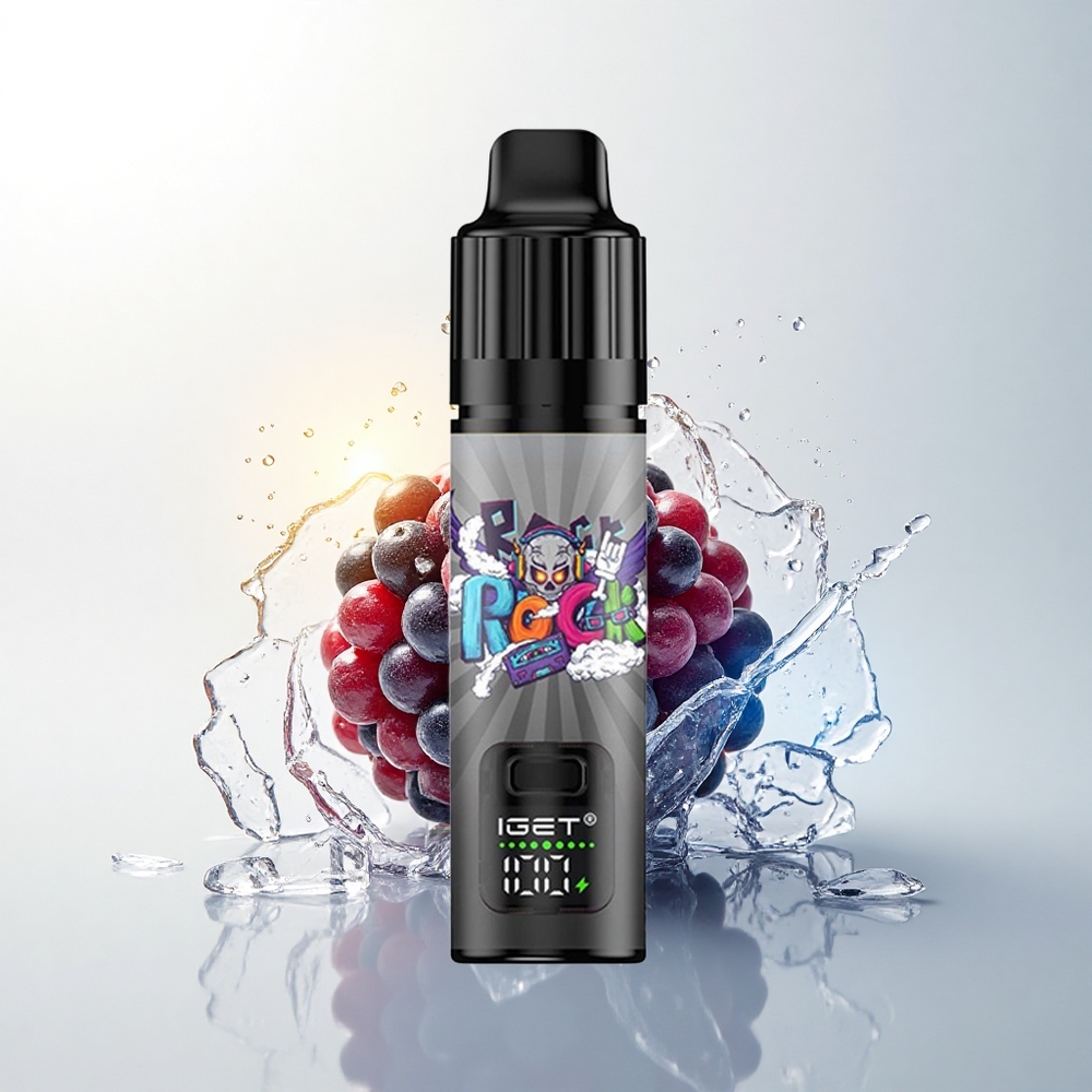 IGET BAR PLUS S3 POD 10000 Puffs Feketeáfonya Jég 5% Nikotin 18 ml