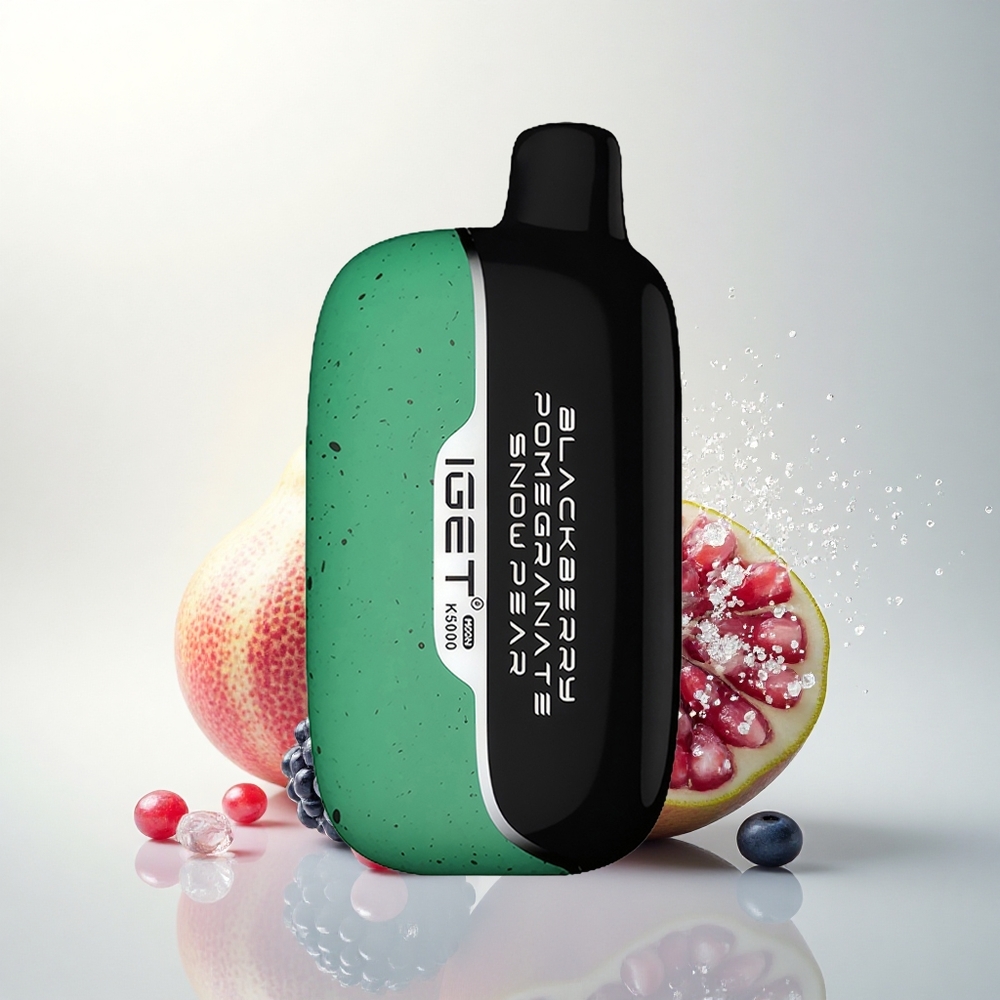 IGET Moon K5000 Puffs Feketeáfonya Gránátalma Hókörték PC Mesh Coil