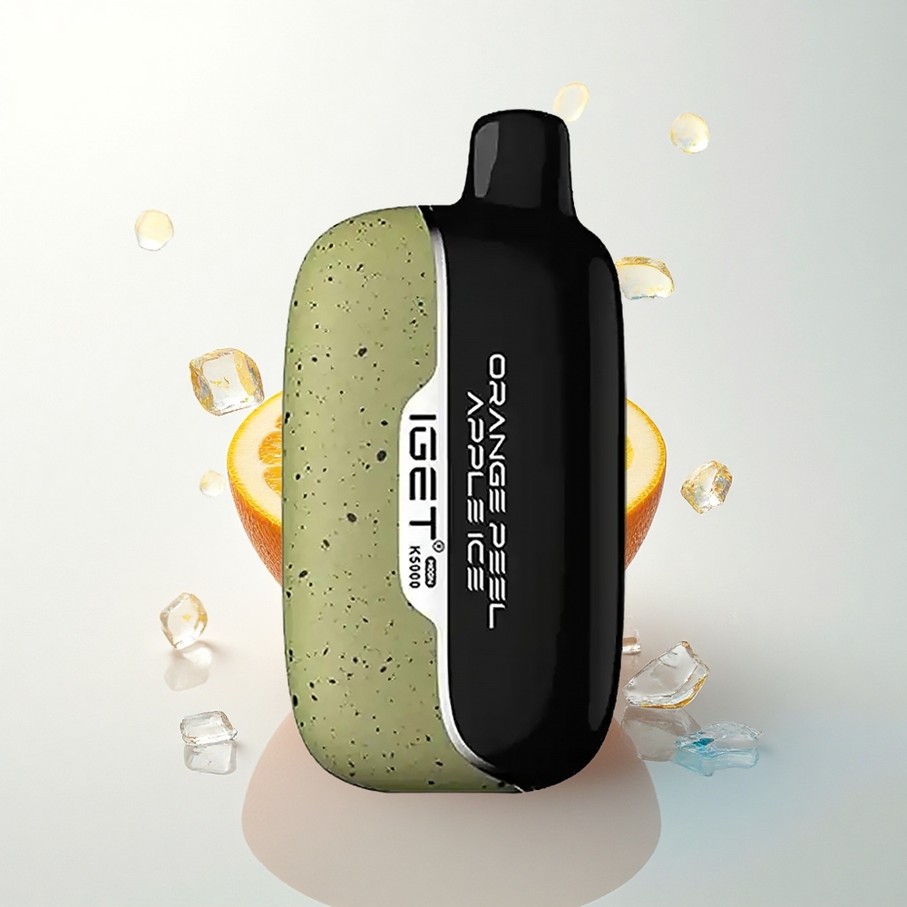 IGET Moon K5000 Puffs Narancshéj Alma Jég Mesh 1.35 Ohm PC 81.5 g