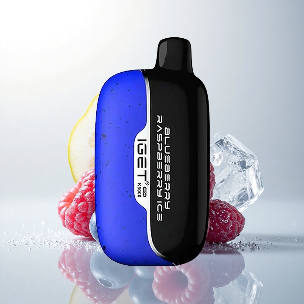 IGET Moon K5000 Puffs Áfonya Málna Jég 81.5g PC Mesh 1.35 Ohm
