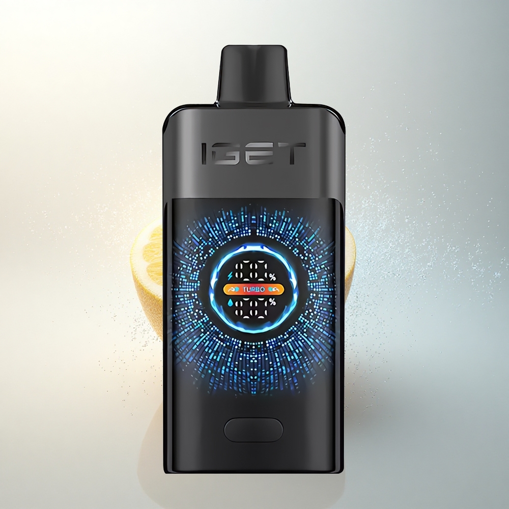 IGET ONE 12000 Puffs Fekete-erdő Kettős Hálós Kanyargós Kijelző