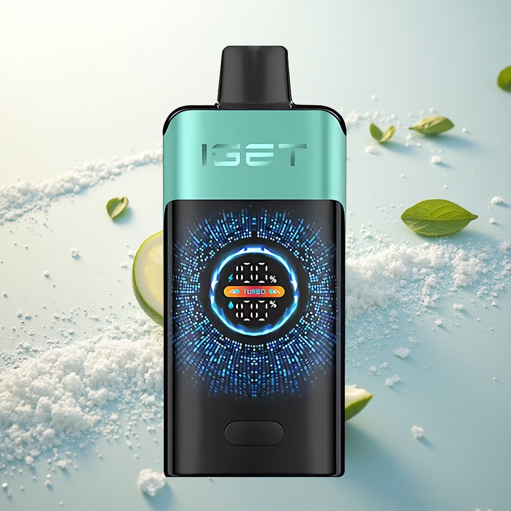 IGET ONE 12000 Puffs Hegyi Forrás Mentol Jég Dupla Hálós Képernyős