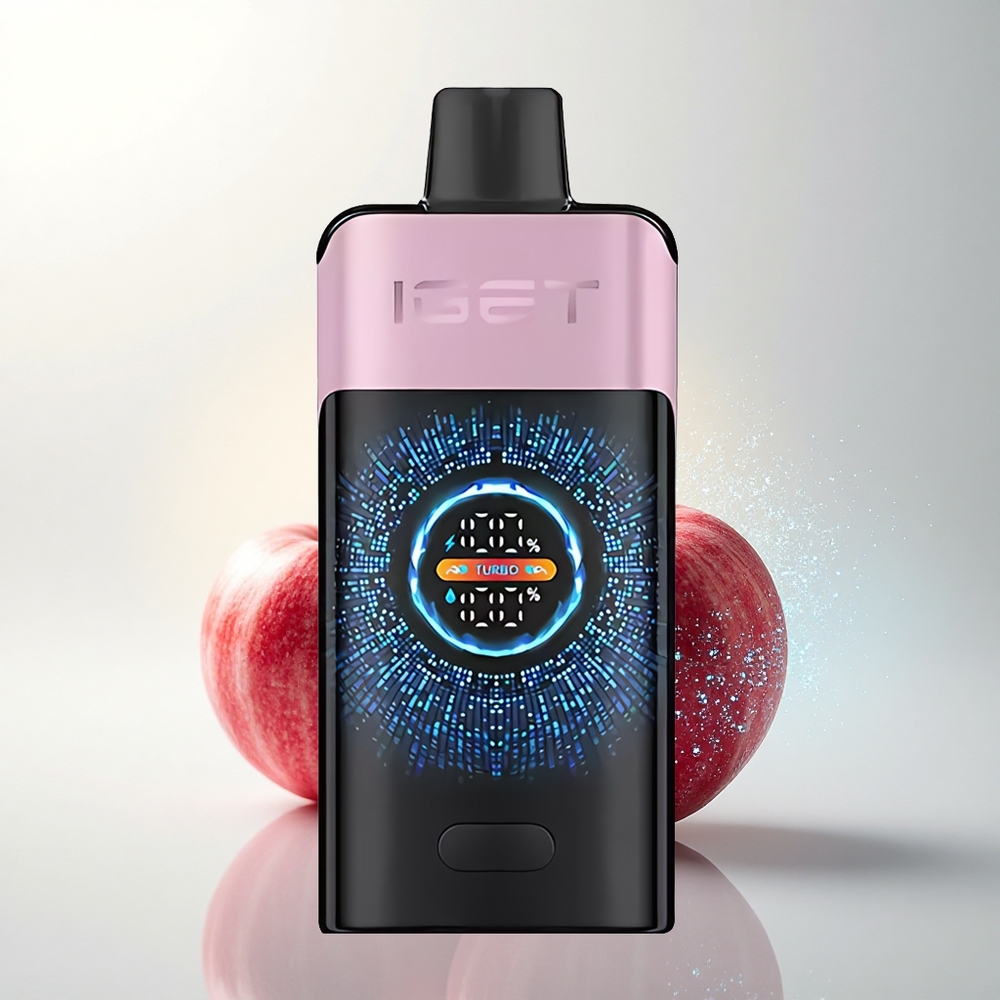 IGET ONE 12000 Puffs Meggy Gránátalma Kanyargós Színes Kijelzős