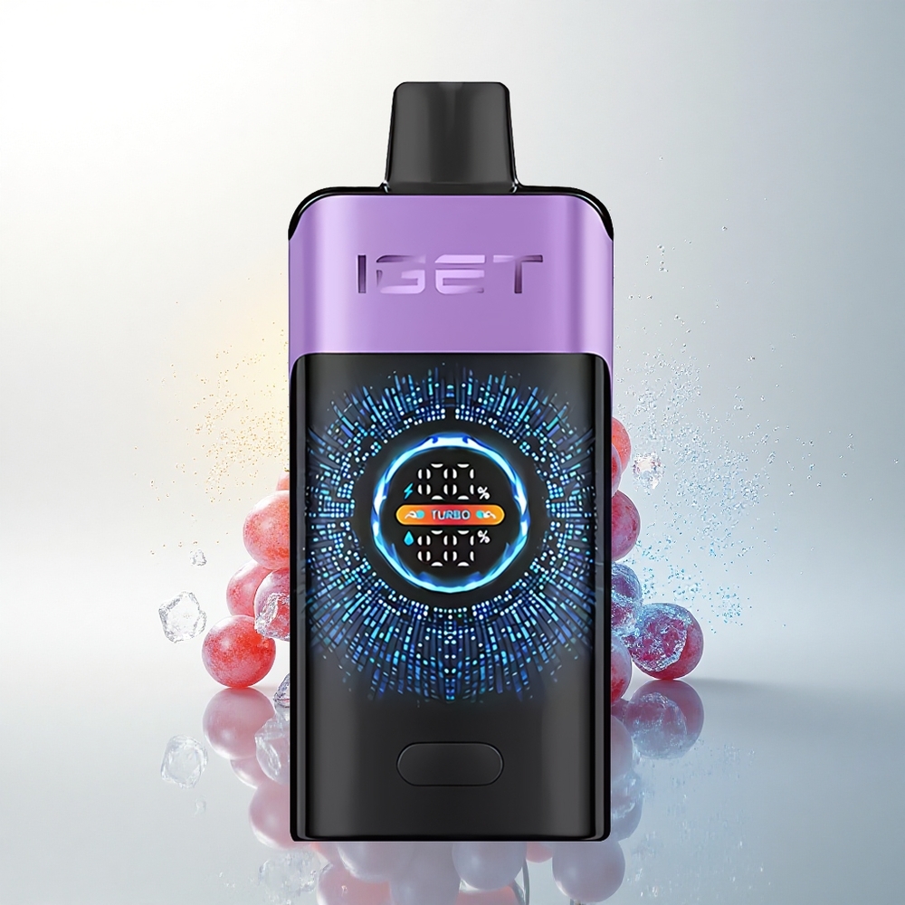 IGET ONE 12000 Puffs Szőlő Jég Mesh Képernyős