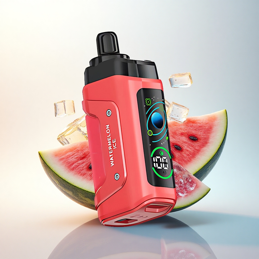 Razz Bar 45000 Puffs Görögdinnye Jég Mesh 1.0 Ohm