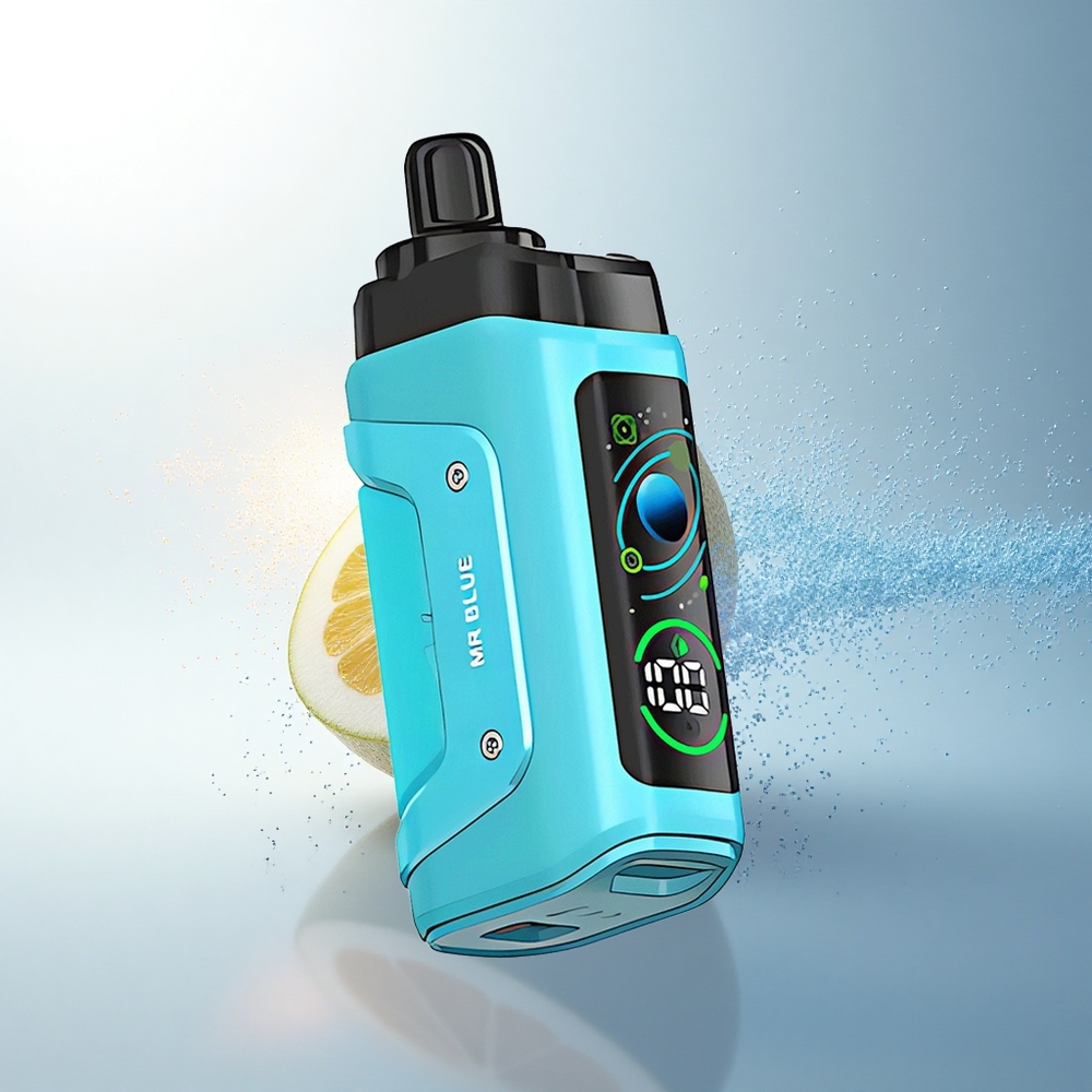 Razz Bar 45000 Puffs Kék Úr Mesh Coil Légáramlás