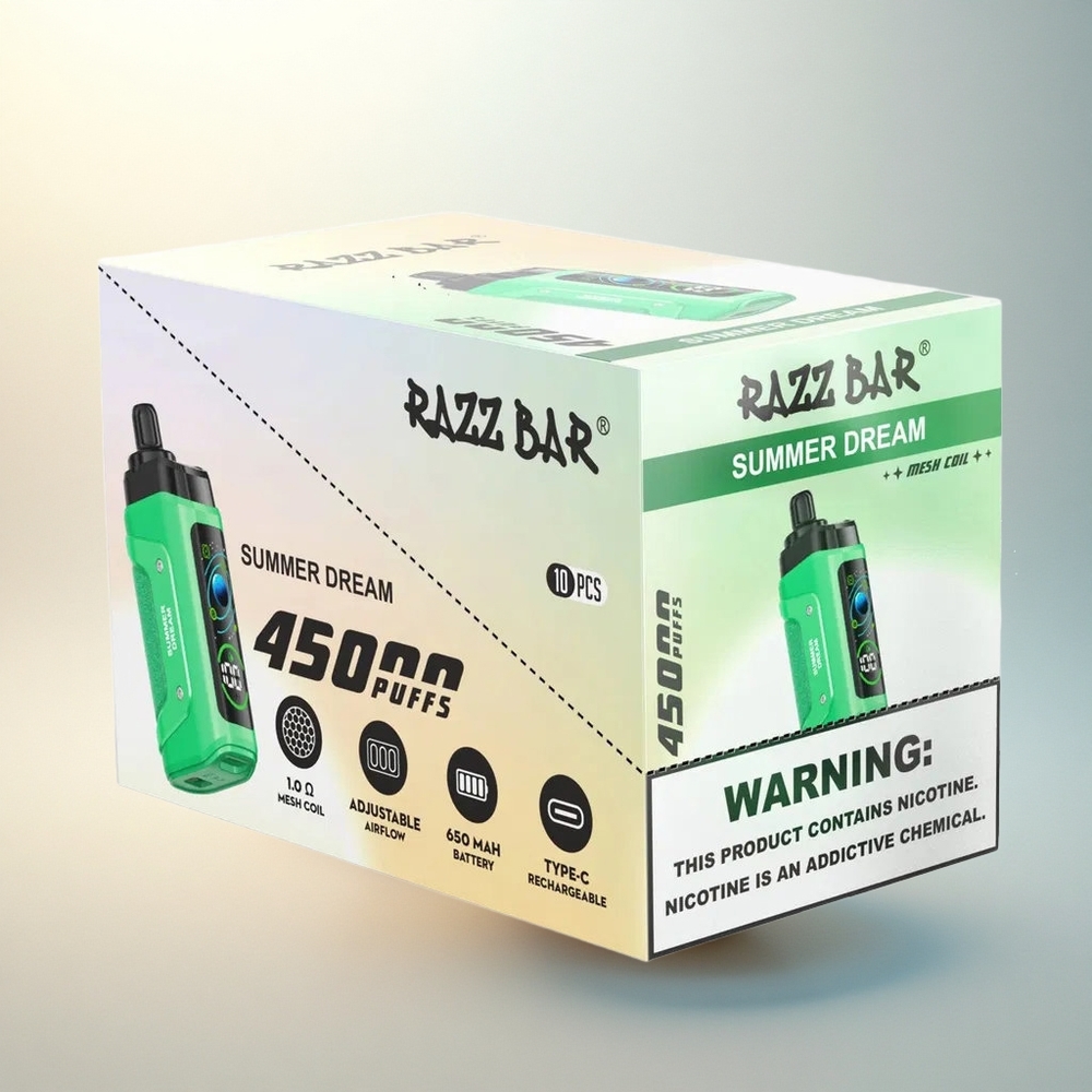 Razz Bar 45000 Puffs Nyári Álom Mesh Szélállító