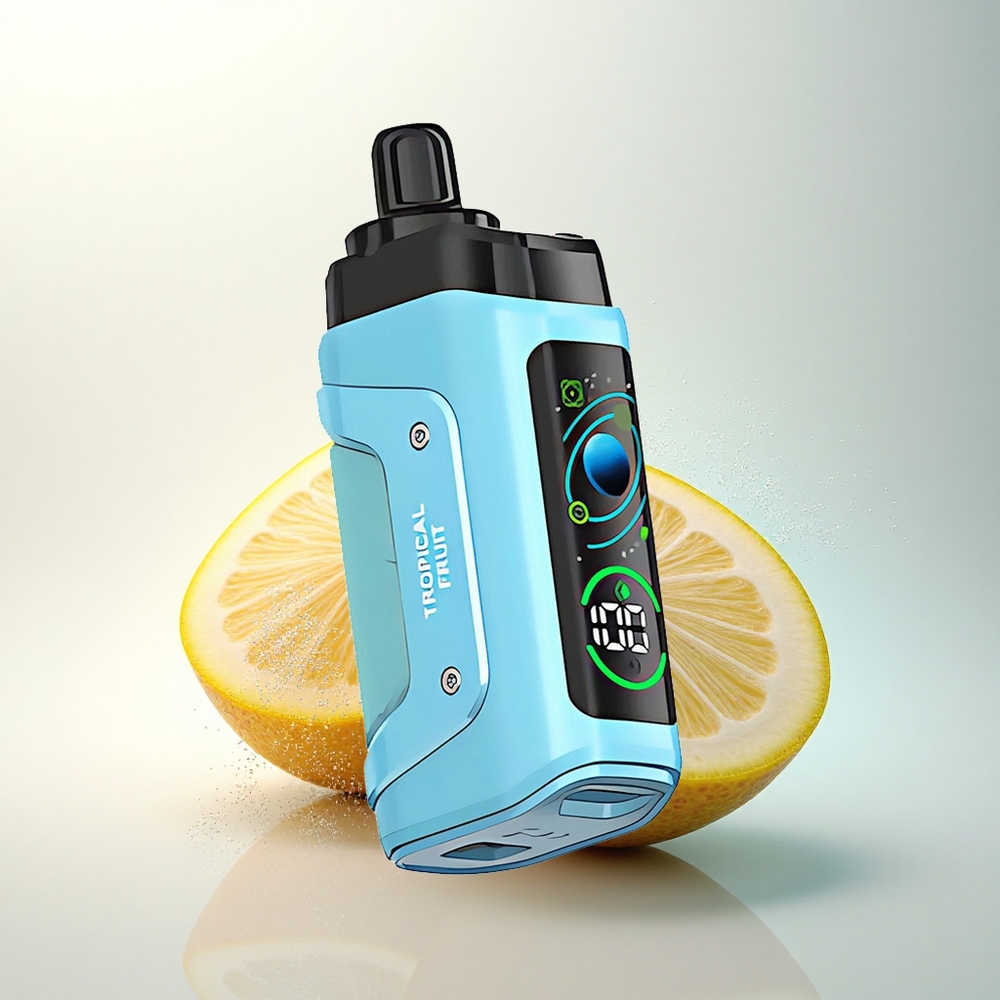 Razz Bar 45000 Puffs Trópusi Gyümölcs Állítható Légáramlású Mesh Tekercselés